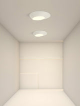 Modern Angled LED Flush Mount Ceiling Light with Geometric Inclined Design