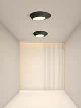 Modern Angled LED Flush Mount Ceiling Light with Geometric Inclined Design