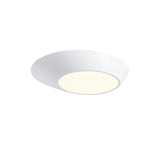 Modern Angled LED Flush Mount Ceiling Light with Geometric Inclined Design