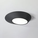 Modern Angled LED Flush Mount Ceiling Light with Geometric Inclined Design