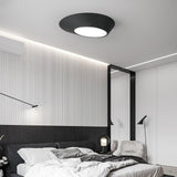 Modern Angled LED Flush Mount Ceiling Light with Geometric Inclined Design