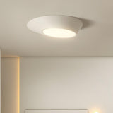 Modern Angled LED Flush Mount Ceiling Light with Geometric Inclined Design
