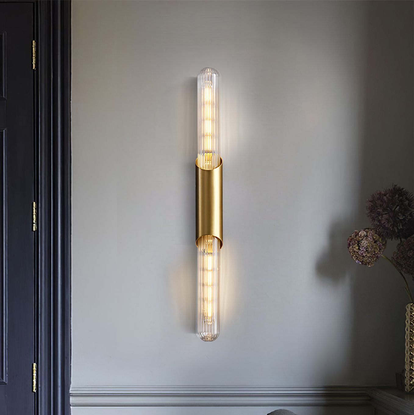 contemporary-brass-and-glass-cylinder-bathroom-vanity-wall-sconce-light