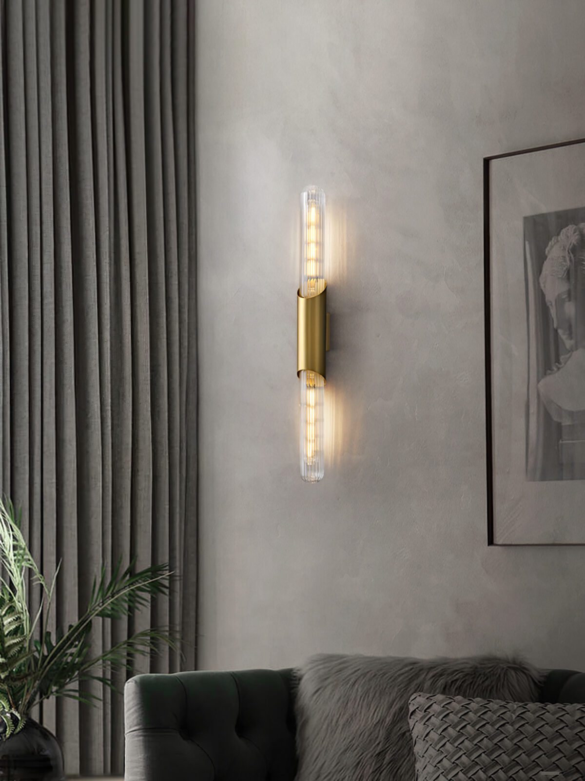 contemporary-brass-and-glass-cylinder-bathroom-vanity-wall-sconce-light