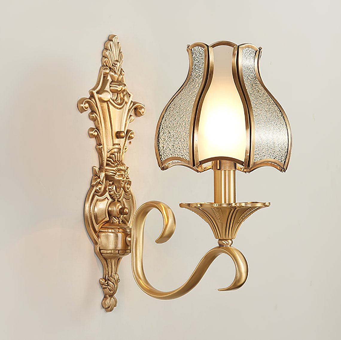 elegant-brass-and-white-glass-wall-sconce-light-fixture-for-modern-interior-spaces