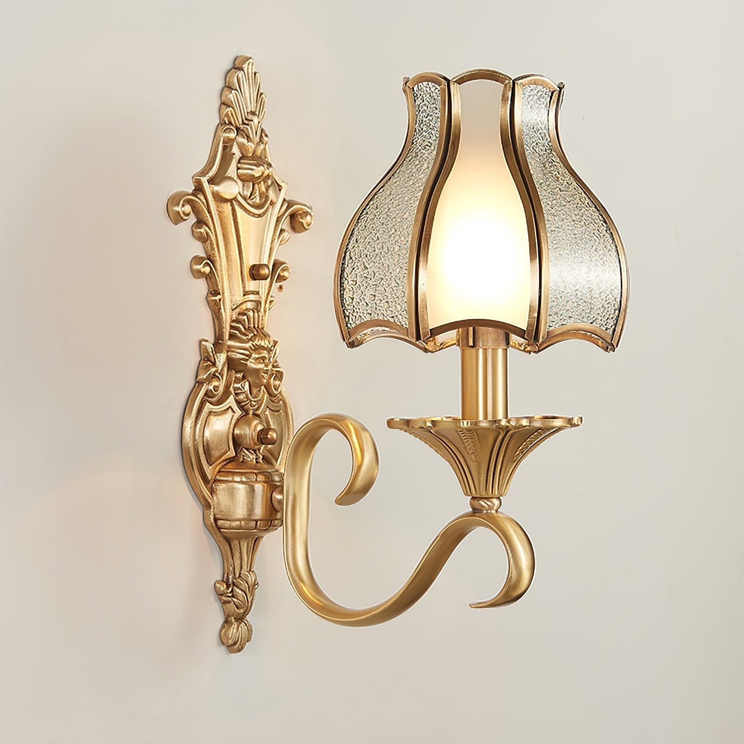 elegant-brass-and-white-glass-wall-sconce-light-fixture-for-modern-interior-spaces