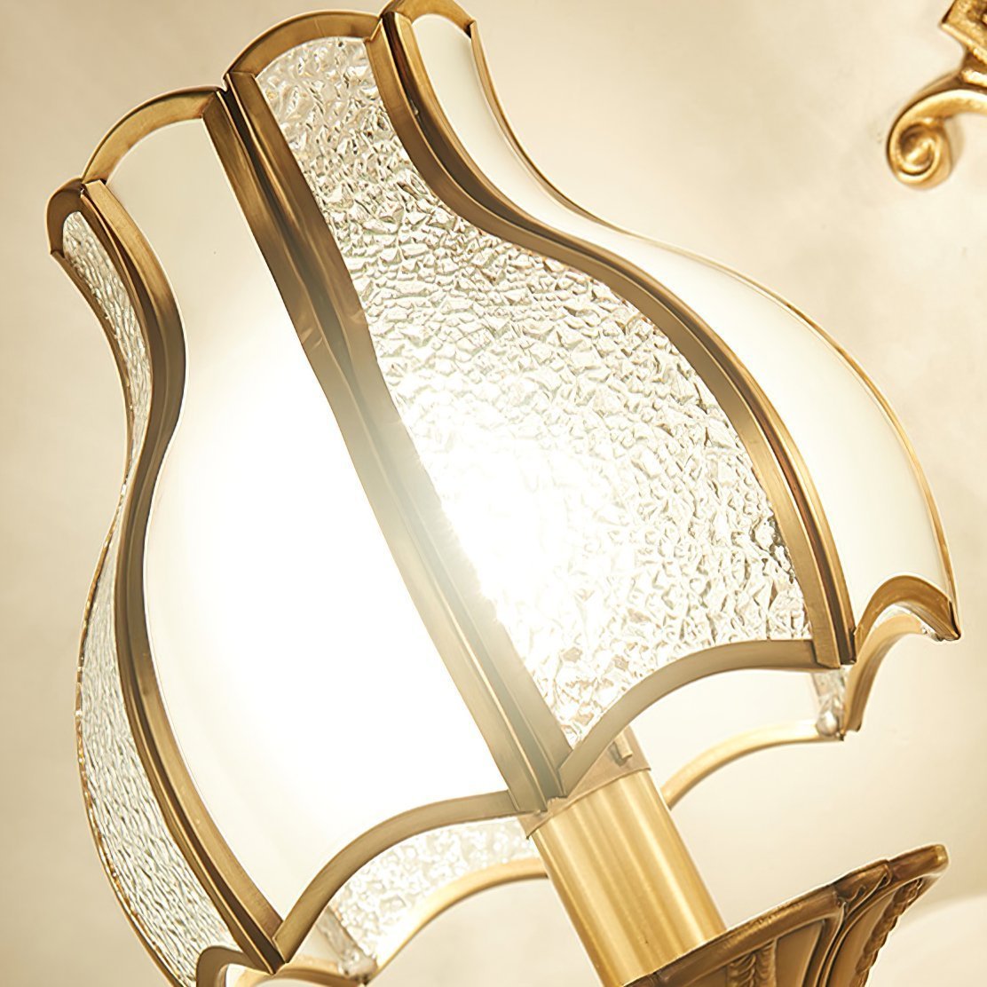 elegant-brass-and-white-glass-wall-sconce-light-fixture-for-modern-interior-spaces