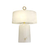 Vintage Marble and Brass Table Lamp for Luxury Bedside and Living Room Lighting