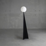 Modern Geometric Apex Sphere Floor Lamp with Tapered Base for Living Room Office