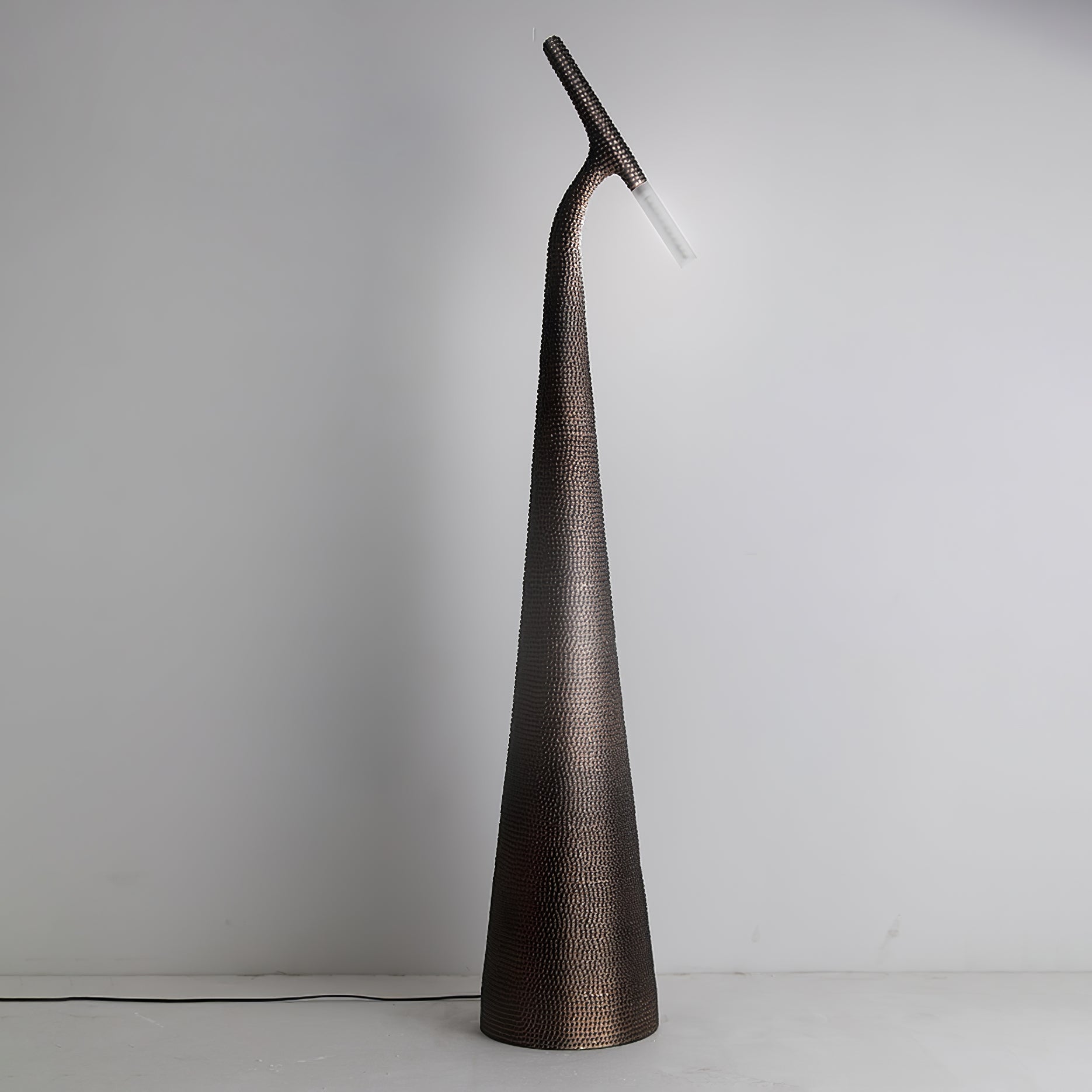 Modern Apex Texture Ambient LED Floor Lamp for Elegant Home and Office Lighting