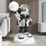 Apollo Astronaut Resin Standing Lamp with Integrated LED and Rechargeable Battery