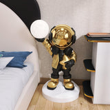 Apollo Astronaut Resin Standing Lamp with Integrated LED and Rechargeable Battery