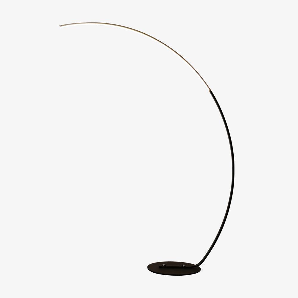 Modern LED Arc Floor Lamp Minimalist Standing Accent Light for Living Room
