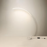 Modern LED Arc Floor Lamp Minimalist Standing Accent Light for Living Room