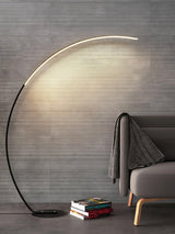 Modern LED Arc Floor Lamp Minimalist Standing Accent Light for Living Room