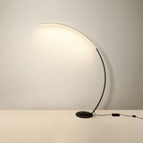 Modern LED Arc Floor Lamp Minimalist Standing Accent Light for Living Room