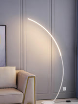 Modern LED Arc Floor Lamp Minimalist Standing Accent Light for Living Room