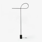 Modern Industrial Arcane Orb Glass Globe Floor Lamp with Metal Frame