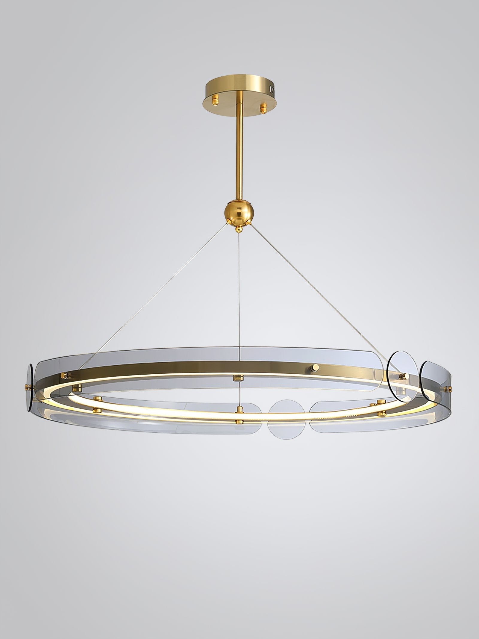 modern-gold-round-led-pendant-light-with-smoke-gray-glass-for-dining-room