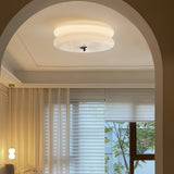 Vintage Art Deco Integrated LED Flush Mount Ceiling Light for Modern Interiors