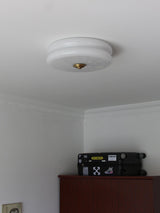 Vintage Art Deco Integrated LED Flush Mount Ceiling Light for Modern Interiors