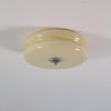 Vintage Art Deco Integrated LED Flush Mount Ceiling Light for Modern Interiors
