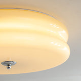 Vintage Art Deco Integrated LED Flush Mount Ceiling Light for Modern Interiors