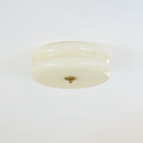 Vintage Art Deco Integrated LED Flush Mount Ceiling Light for Modern Interiors