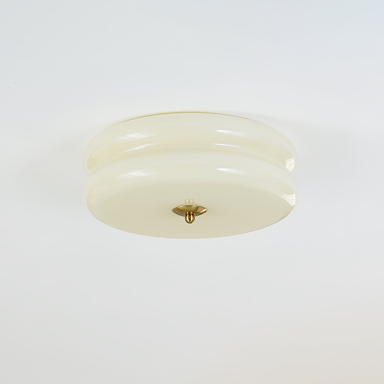 Vintage Art Deco Integrated LED Flush Mount Ceiling Light for Modern Interiors