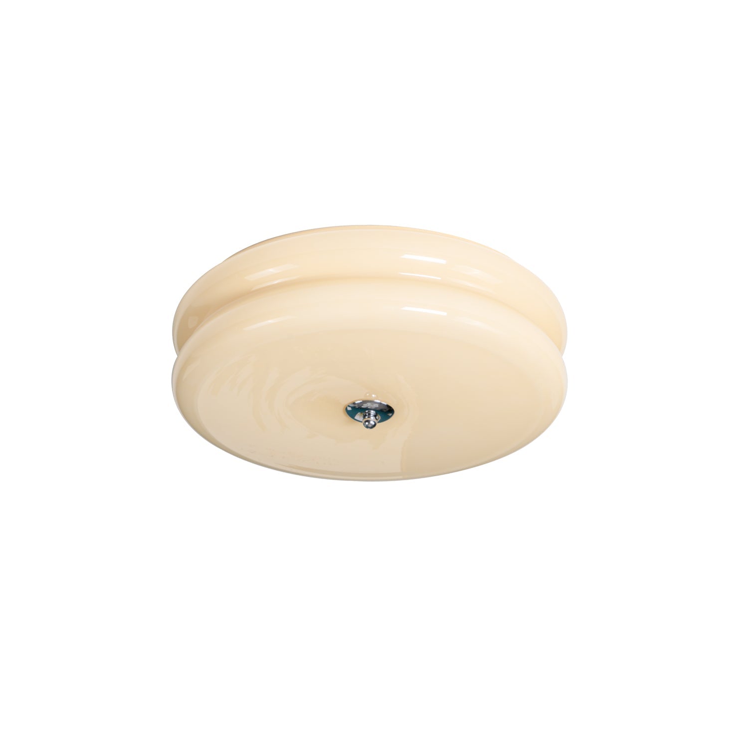 Vintage Art Deco Integrated LED Flush Mount Ceiling Light for Modern Interiors