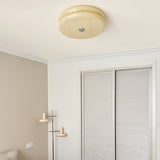 Vintage Art Deco Integrated LED Flush Mount Ceiling Light for Modern Interiors