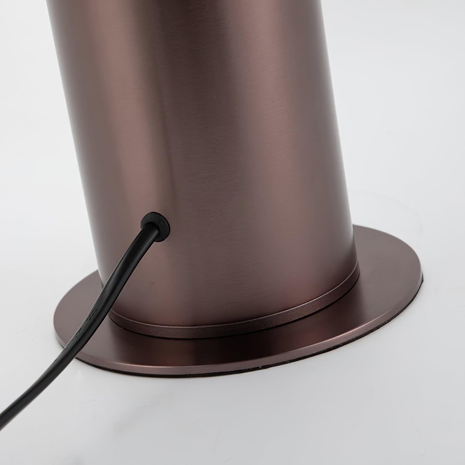 Modern Minimalist Adjustable LED Table Lamp with Stainless Steel Stem for Office and Desk