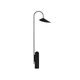 Arum Leaf Shaped Shade Standing Light with Elegant Marble Base for Modern Interiors