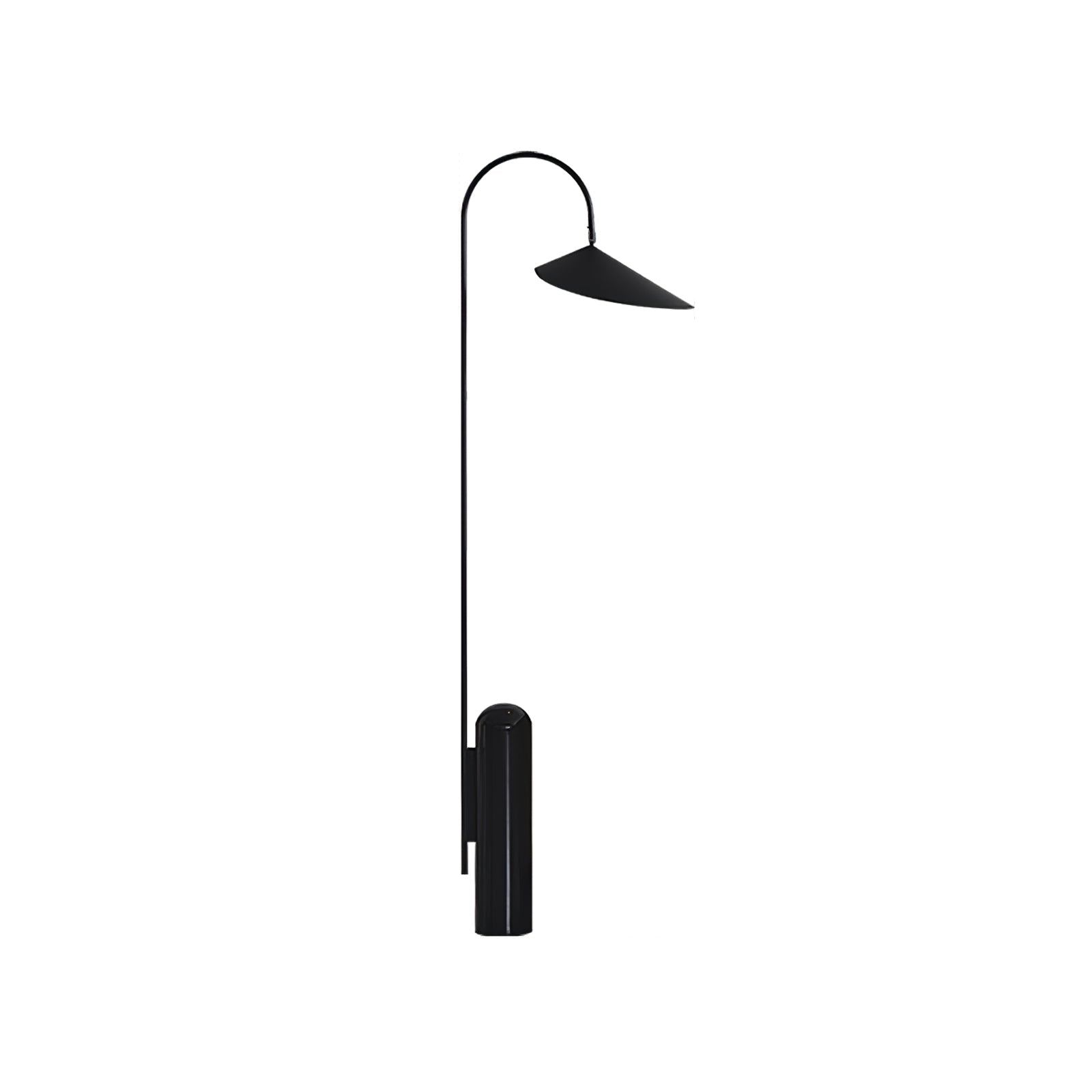 Arum Leaf Shaped Shade Standing Light with Elegant Marble Base for Modern Interiors
