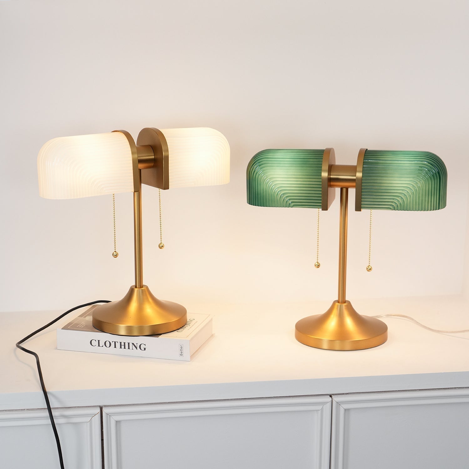 Ashby Retro Mushroom Table Lamp with Integrated LED and Metal Glass Body