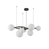 contemporary-brass-frame-chandelier-with-white-glass-shades-modern-multi-head-ceiling-light