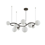 contemporary-brass-frame-chandelier-with-white-glass-shades-modern-multi-head-ceiling-light