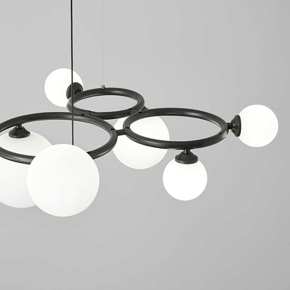 contemporary-brass-frame-chandelier-with-white-glass-shades-modern-multi-head-ceiling-light