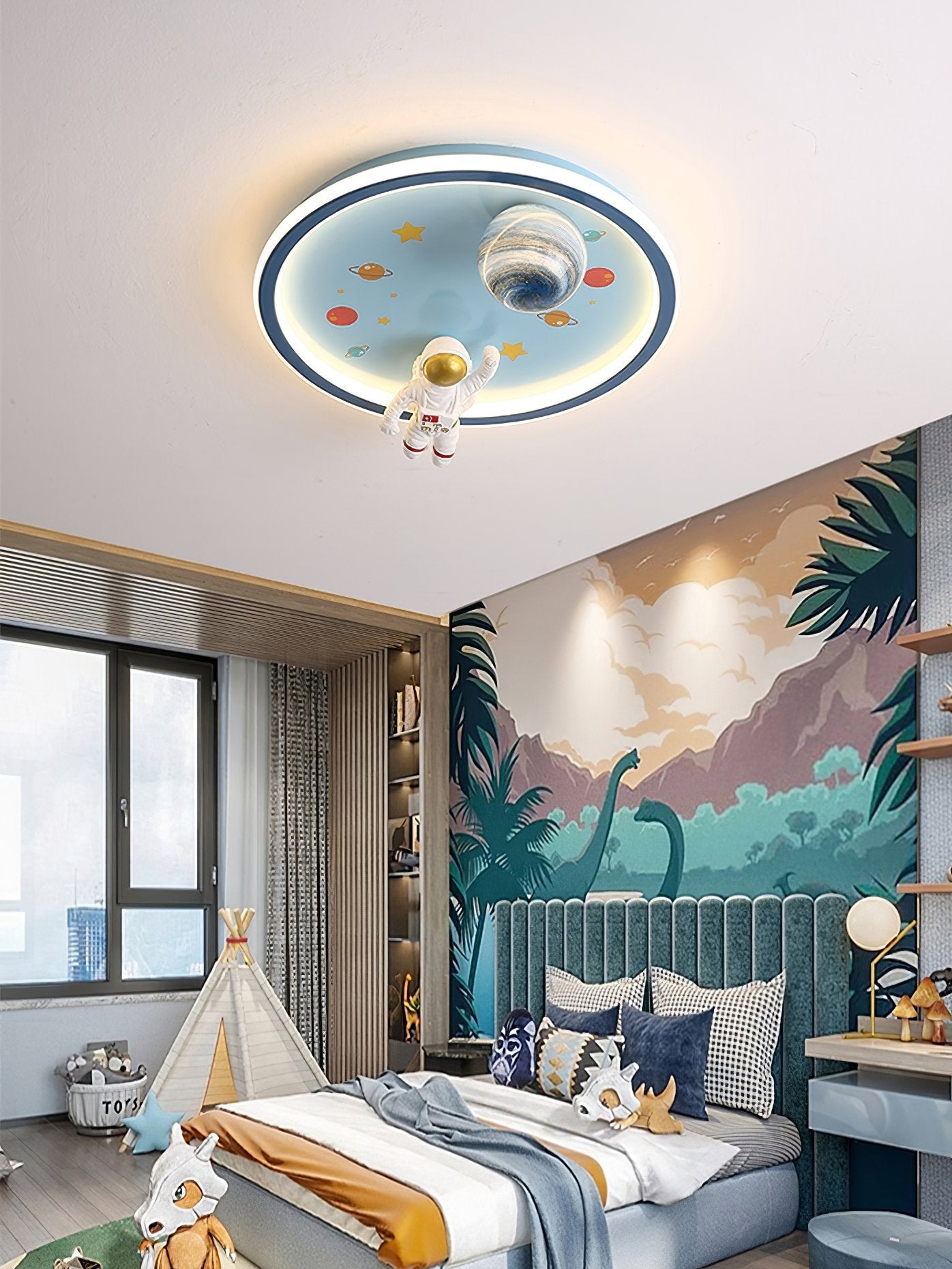 astronaut-and-planet-led-ceiling-light-for-children-room-space-theme-decor