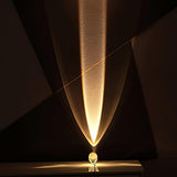 Atman Modern Crystal Oval LED Table Lamp for Bedside and Accent Lighting