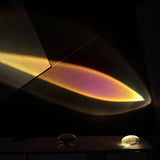 Atman Modern Crystal Oval LED Table Lamp for Bedside and Accent Lighting