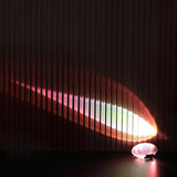 Atman Modern Crystal Oval LED Table Lamp for Bedside and Accent Lighting