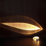 Atman Modern Crystal Oval LED Table Lamp for Bedside and Accent Lighting