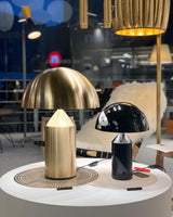 Modern Geometric Atollo Metal Table Lamp Mushroom Shape Accent Desk Light