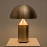 Modern Geometric Atollo Metal Table Lamp Mushroom Shape Accent Desk Light