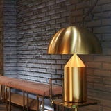 Modern Geometric Atollo Metal Table Lamp Mushroom Shape Accent Desk Light