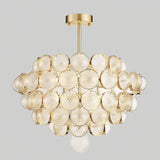 luxury-modern-glass-sphere-chandelier-with-spiral-ribbed-texture-and-satin-gold-finish