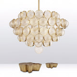 luxury-modern-glass-sphere-chandelier-with-spiral-ribbed-texture-and-satin-gold-finish