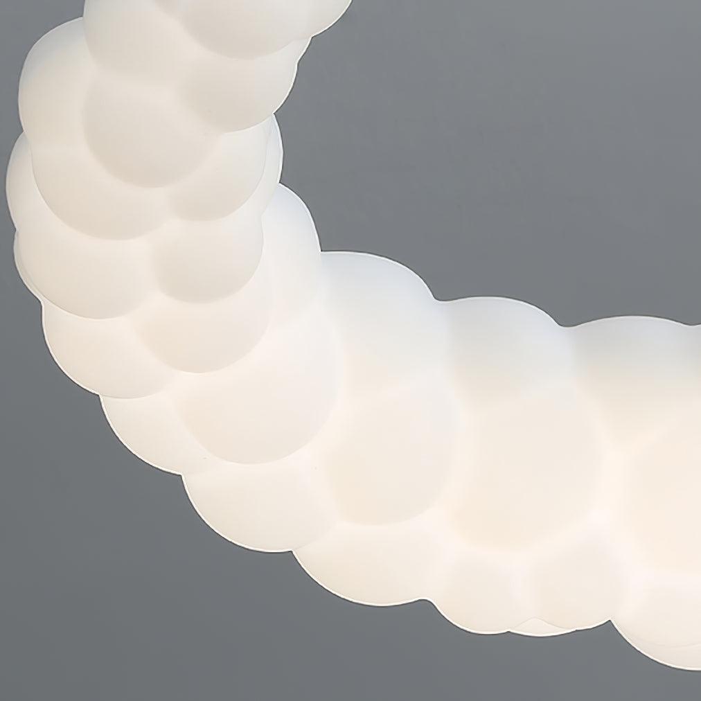 Modern Avir Moon Style LED Ceiling Lamp with Integrated Warm and Cool Light