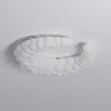 Modern Avir Moon Style LED Ceiling Lamp with Integrated Warm and Cool Light